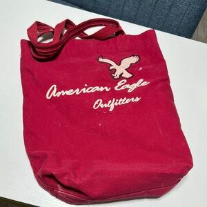 American Eagle Outfitters Red Tote Bag